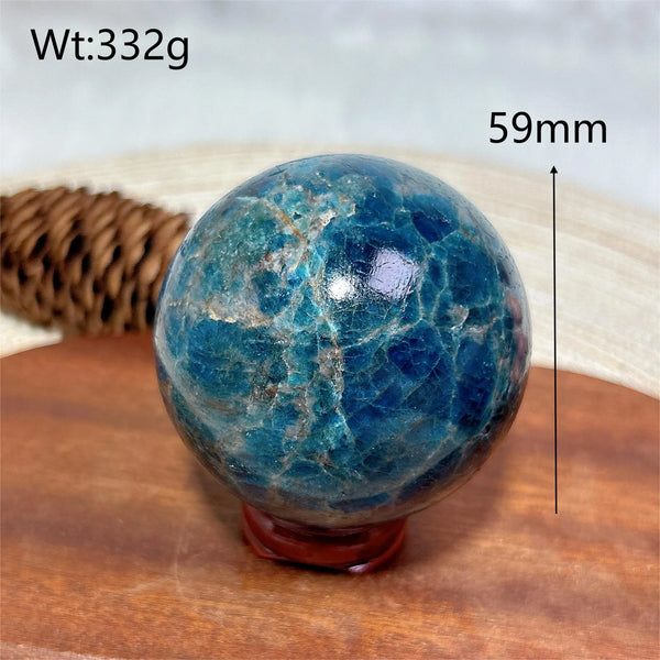 Blue Apatite Ball-ToShay.org