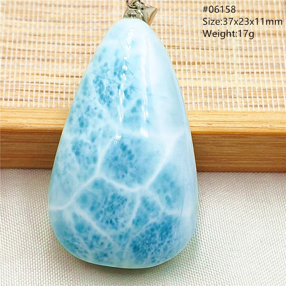 Blue Larimar Pendant-ToShay.org
