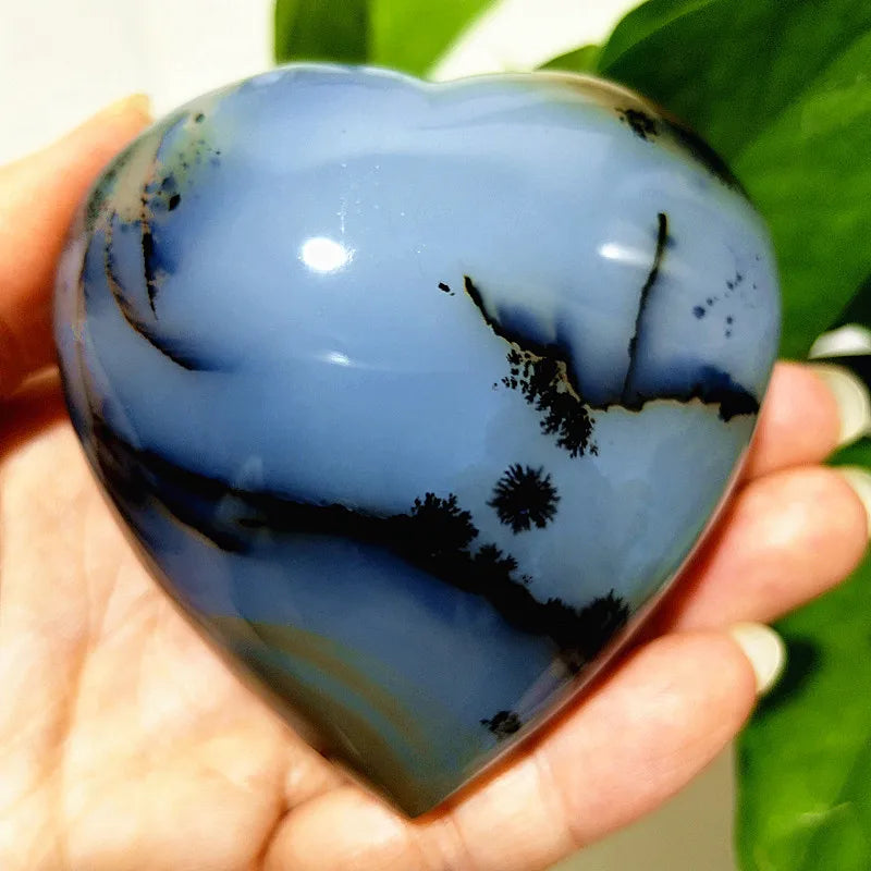 Green Moss Agate Heart-ToShay.org