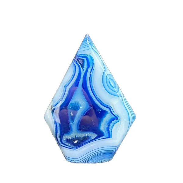 Blue Agate Torch-ToShay.org