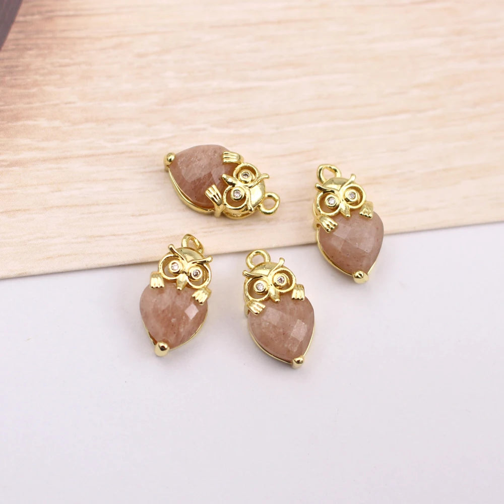 Mixed Crystal Owl Charms-ToShay.org