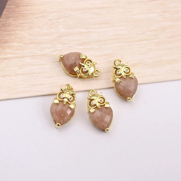 Mixed Crystal Owl Charms-ToShay.org