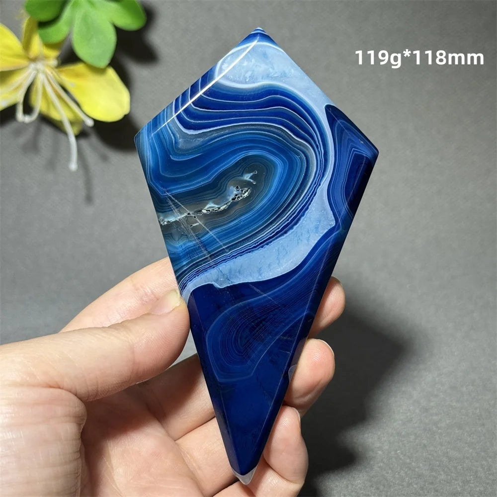 Blue Agate Diamond-ToShay.org