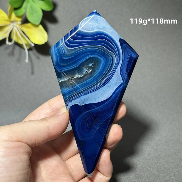 Blue Agate Diamond-ToShay.org
