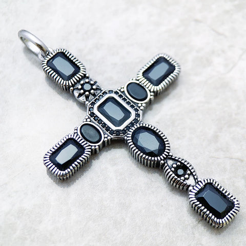 Black Cross Pendant-ToShay.org