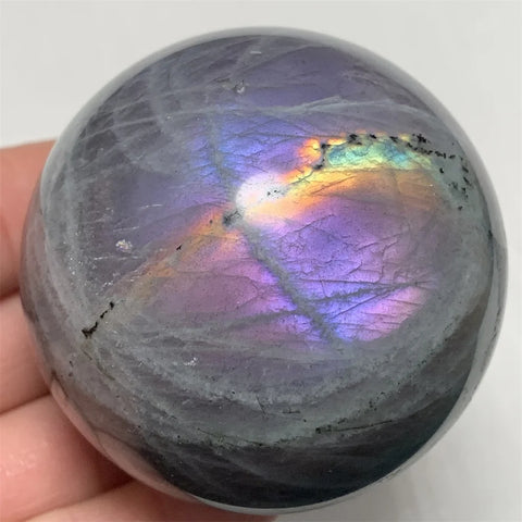 Purple Light Labradorite Balls-ToShay.org