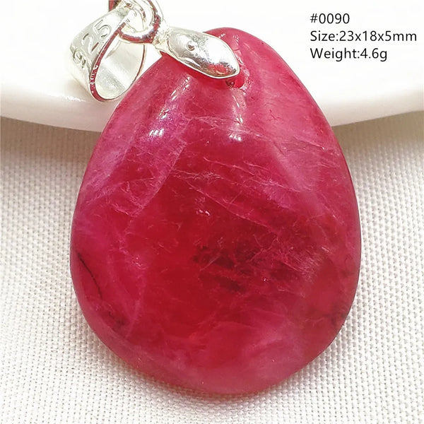 Red Rhodonite Pendant-ToShay.org