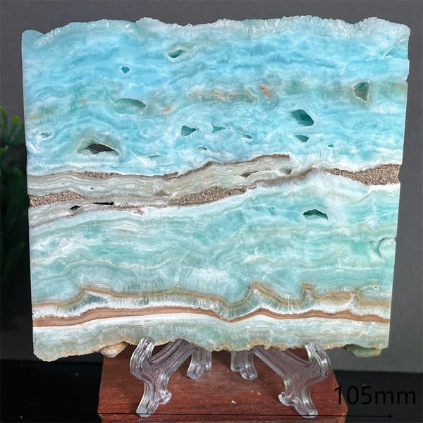 Blue Hemimorphite Slab-ToShay.org