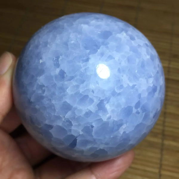 Blue Celestite Quartz Ball-ToShay.org