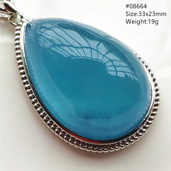 Blue Aquamarine Pendant-ToShay.org