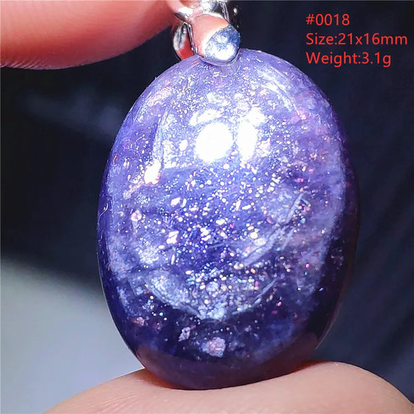 Blue Blood Red Lolite Pendant-ToShay.org