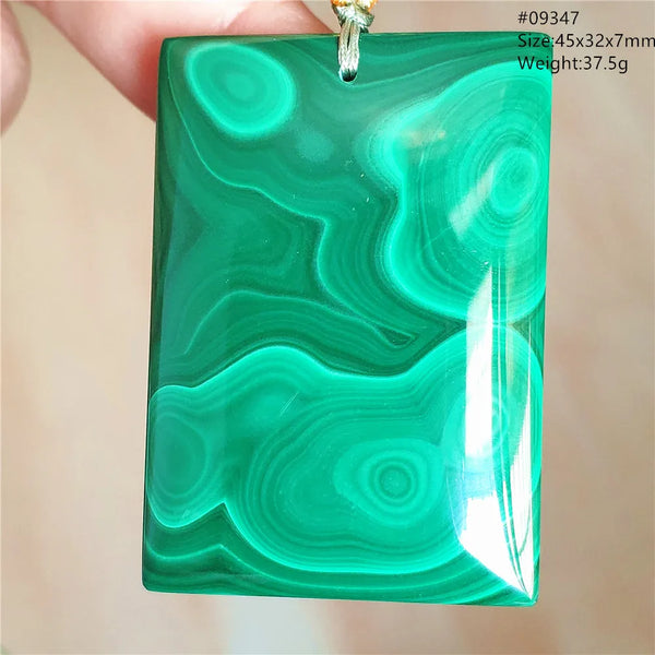 Green Malachite Chrysocolla Pendant-ToShay.org