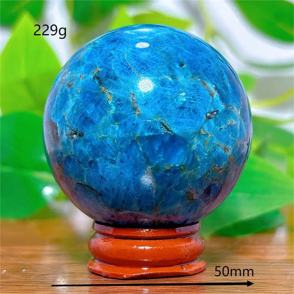 Blue Apatite Ball-ToShay.org