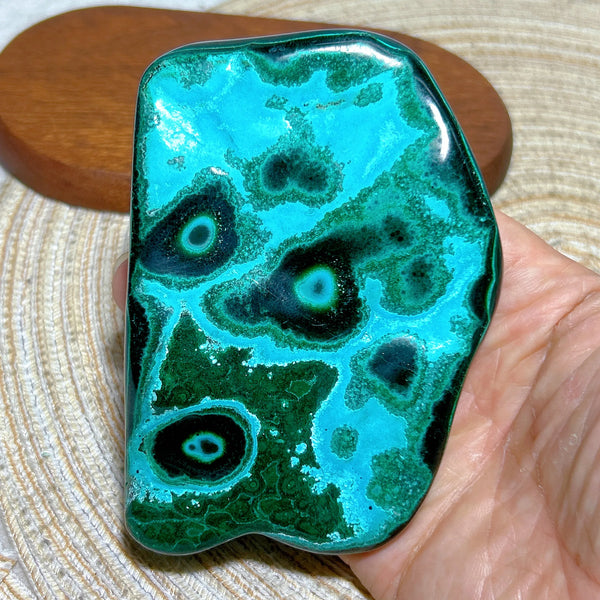 Blue Chrysocolla Azurite Stone-ToShay.org