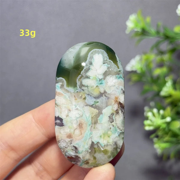 Green Cherry Blossom Agate-ToShay.org