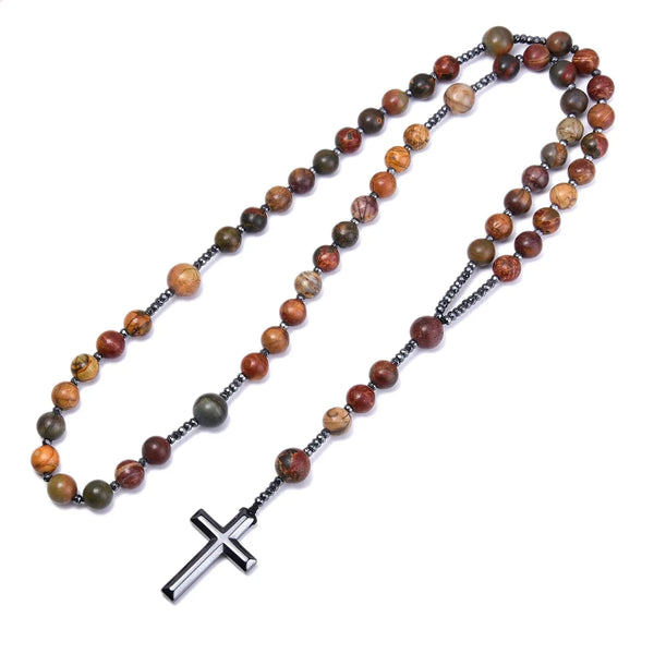 Mixed Crystal Bead Rosary-ToShay.org