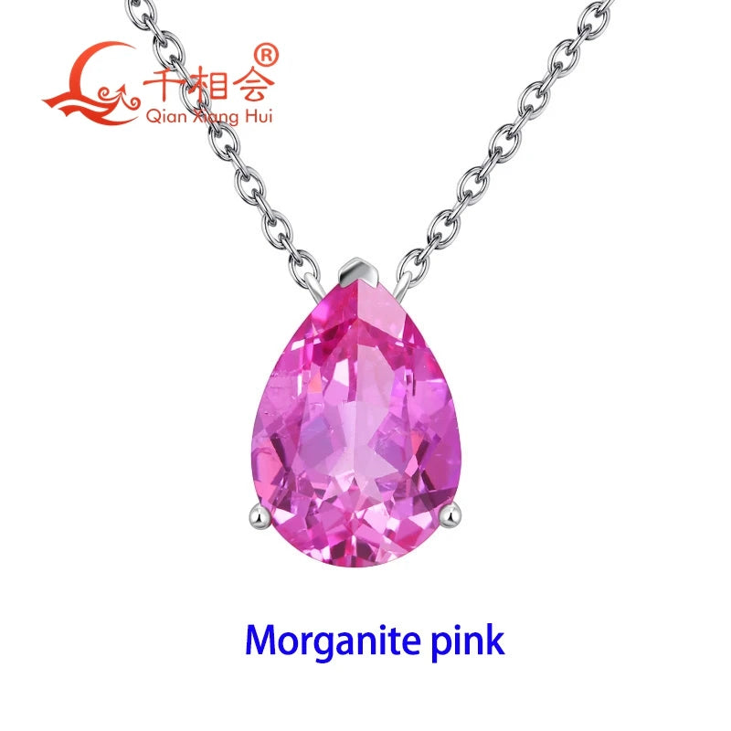 Red Ruby Pendant Necklace-ToShay.org