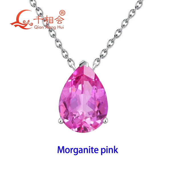 Red Ruby Pendant Necklace-ToShay.org