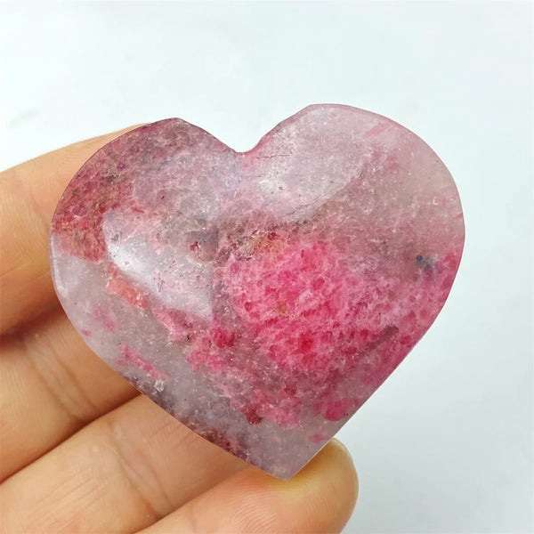 Pink Rose Stone Heart-ToShay.org