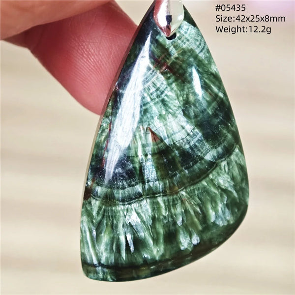 Green Seraphinite Pendant-ToShay.org