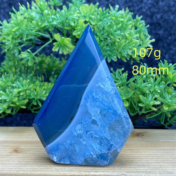 Blue Agate Torch-ToShay.org