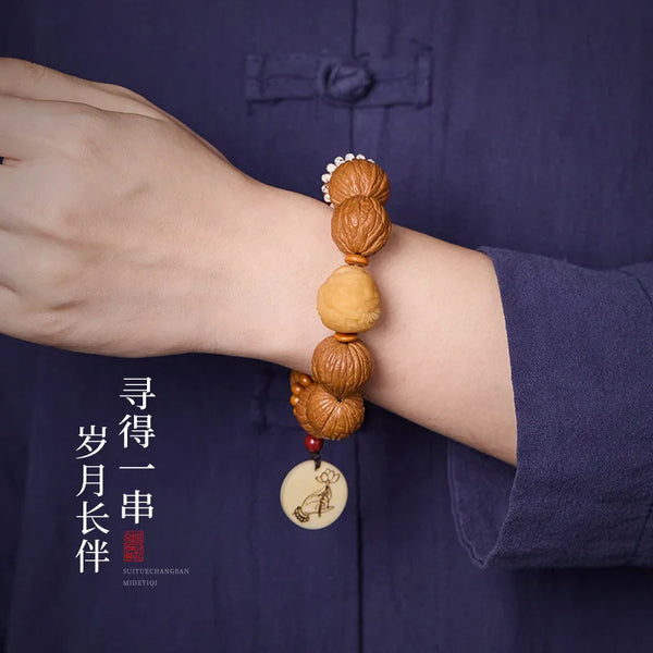 Brown Bodhi Buddha Beads-ToShay.org