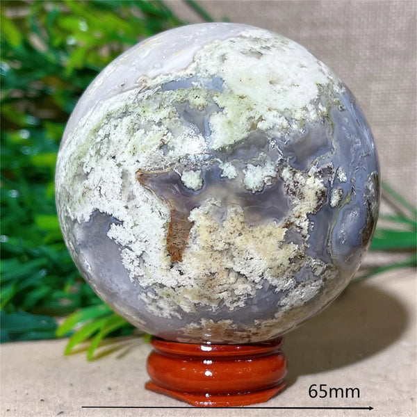 Green Moss Agate Ball-ToShay.org