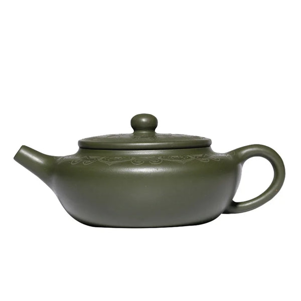 Green Clay Teapot-ToShay.org