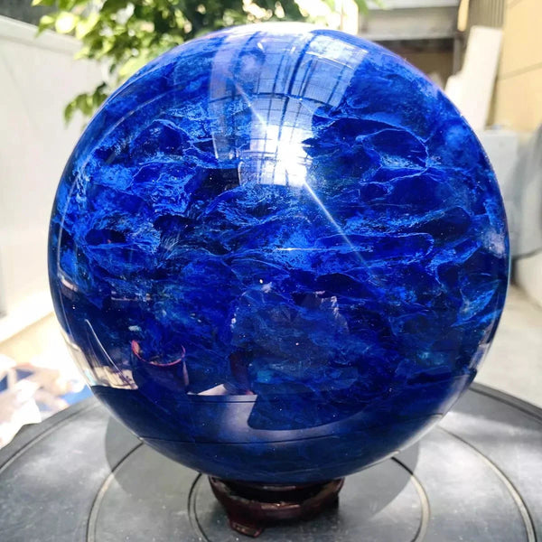 Blue Melting Quartz Ball-ToShay.org
