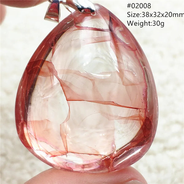 Red Limonite Quartz Pendant-ToShay.org