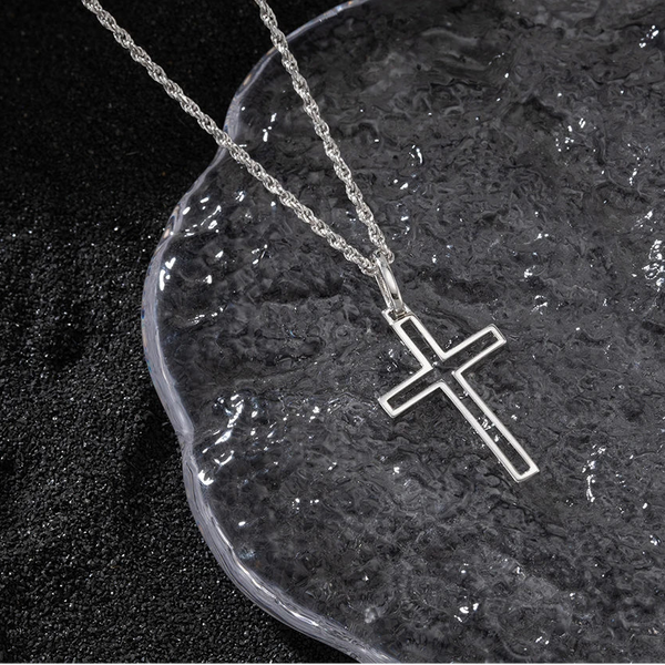 Silver Cross Pendant-ToShay.org