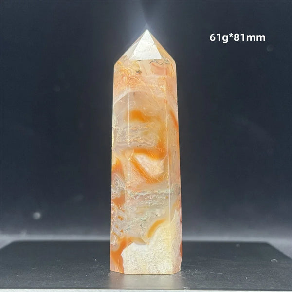Red Moss Agate Point-ToShay.org
