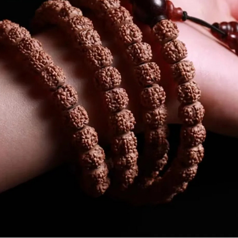 Tibetan Rudraksha Bead Mala-ToShay.org