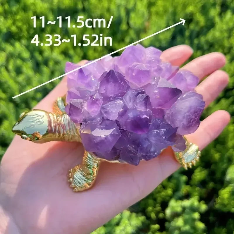Purple Amethyst Turtle-ToShay.org