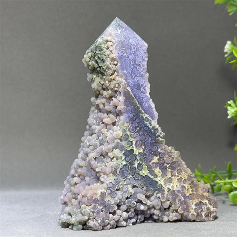 Purple Grape Agate Tower-ToShay.org