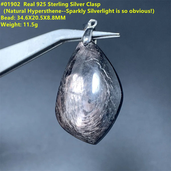 Black Hypersthene Pendant-ToShay.org