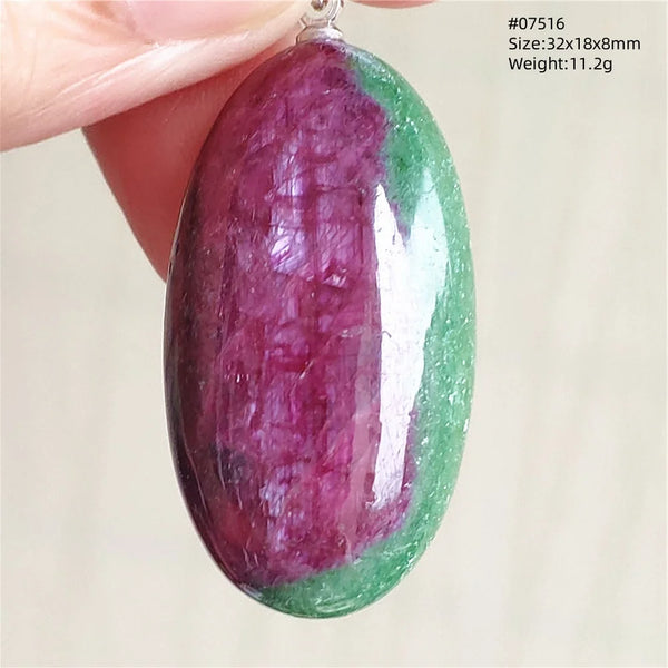 Red Ruby Zoisite Pendant-ToShay.org