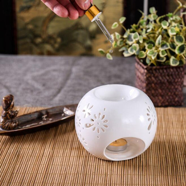 Floral Essential Oil Burner-ToShay.org