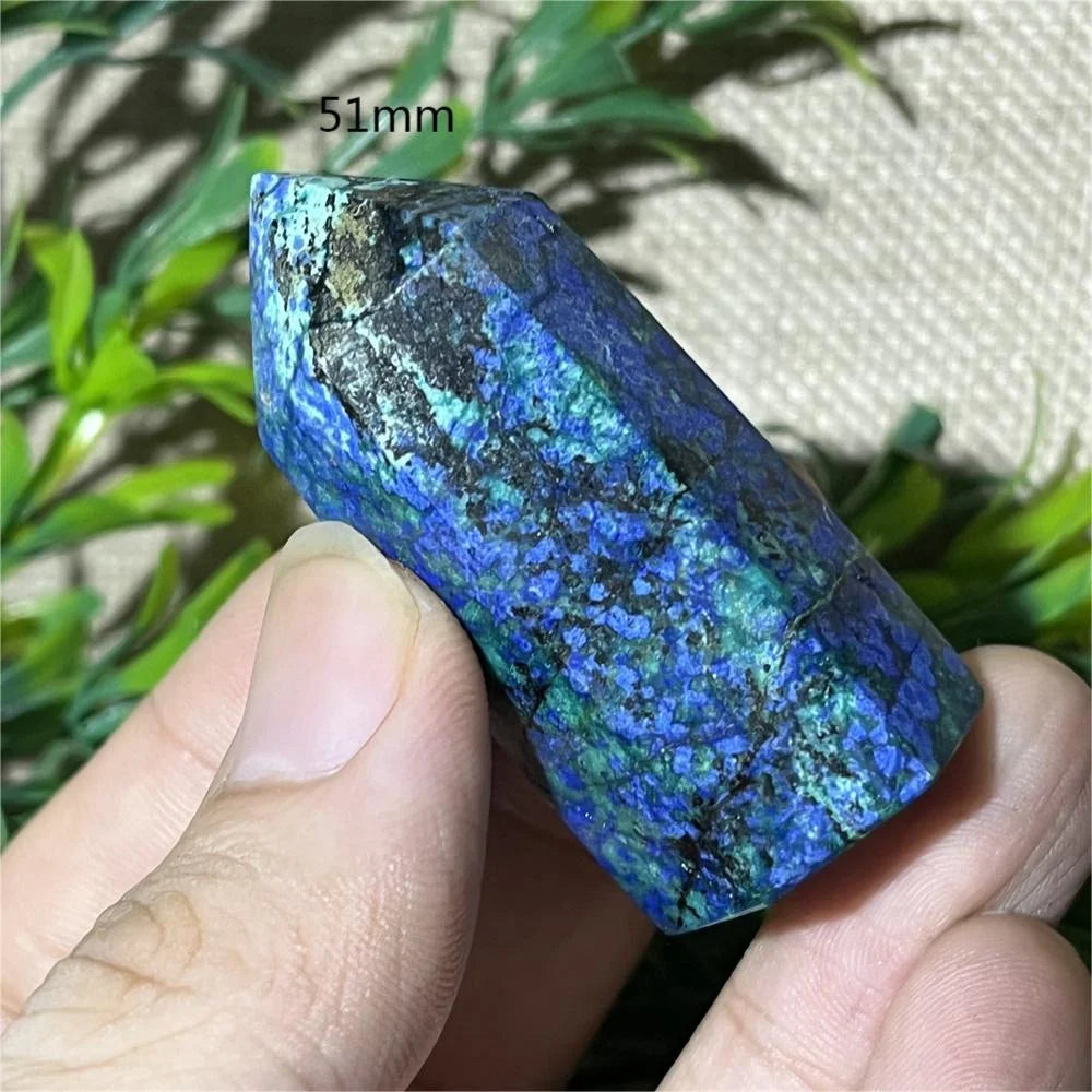 Blue Chrysocolla Point Wand-ToShay.org