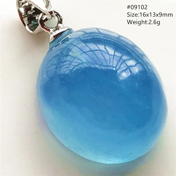 Blue Aquamarine Pendant-ToShay.org