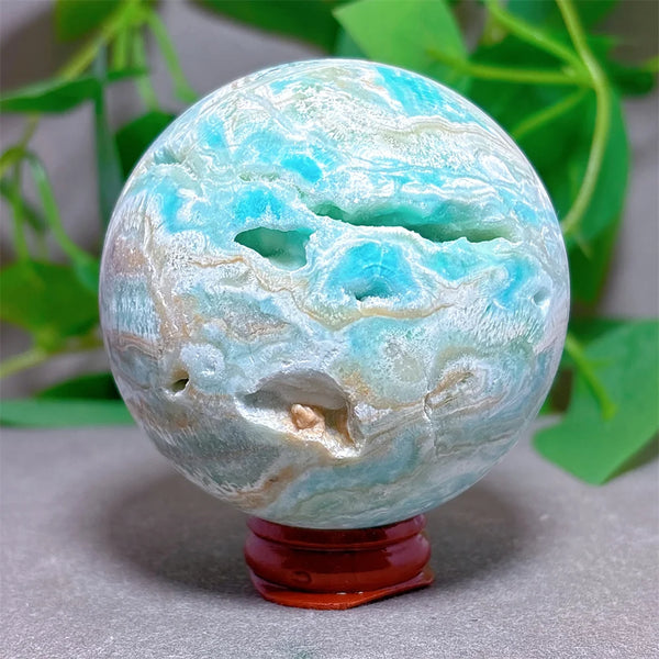Blue Hemimorphite Ball-ToShay.org