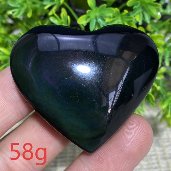 Rainbow Obsidian Heart-ToShay.org