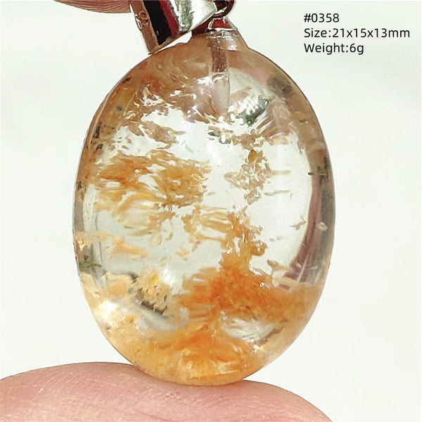 Green Phantom Quartz Pendant-ToShay.org