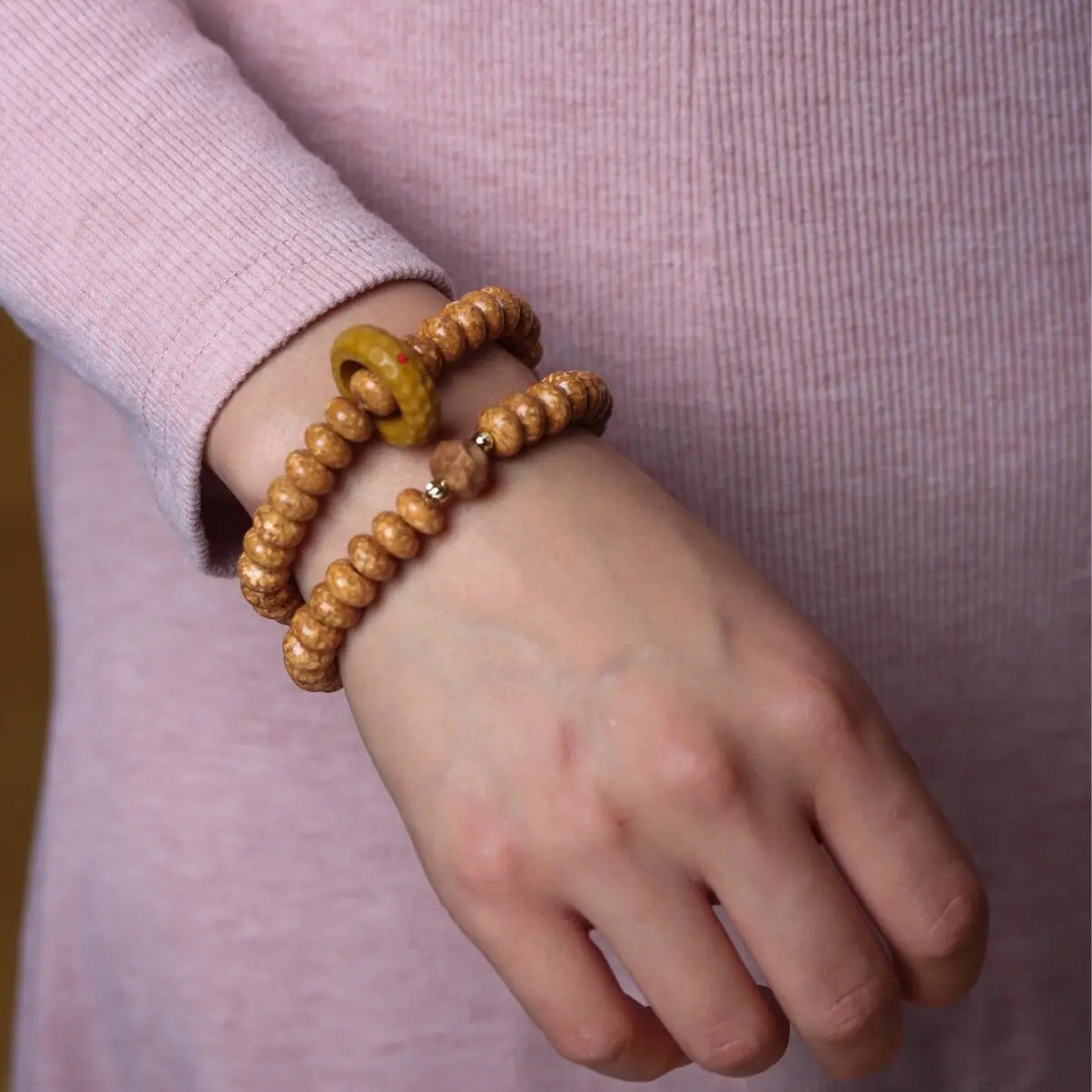 Brown Bodhi Prayer Beads-ToShay.org