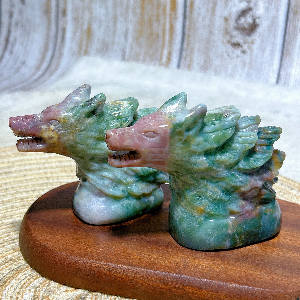 Ocean Jasper Wolf Head-ToShay.org