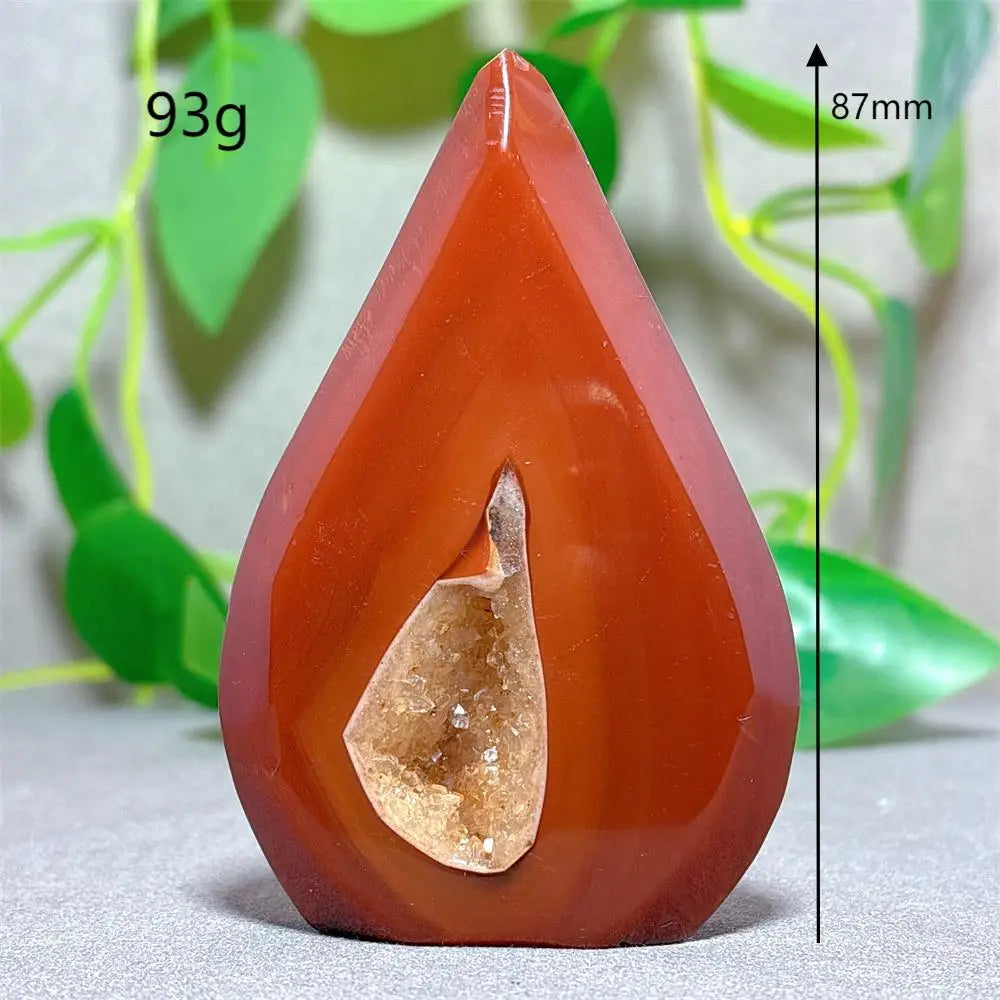 Orange Carnelian Quartz Flame-ToShay.org