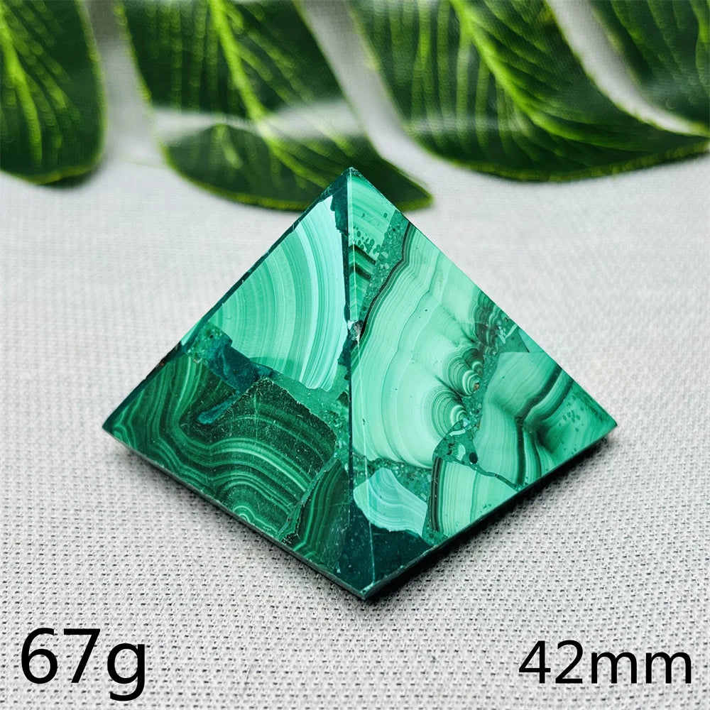 Green Malachite Pyramid-ToShay.org