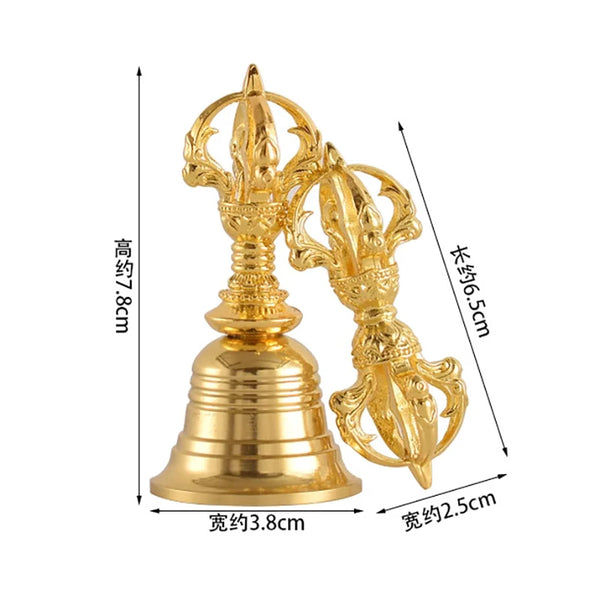 Gold Vajra Bell-ToShay.org