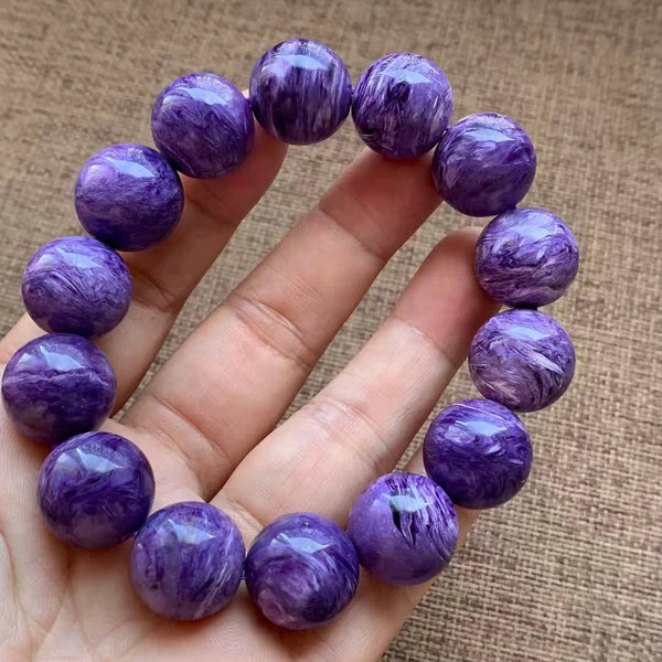 Purple Charoite Bracelet-ToShay.org