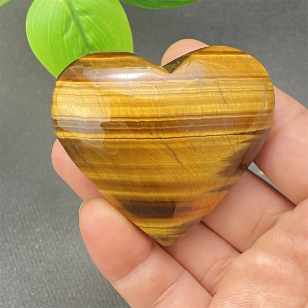 Yellow Tiger Eye Heart-ToShay.org